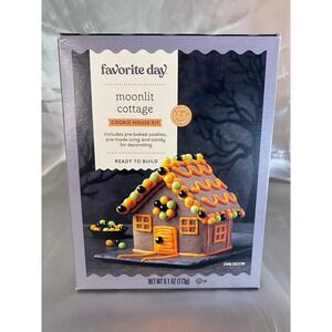 Moonlit Cottage Cookie House Kit- 6.1oz- Favorite Day New In Box- Expires 2/2026